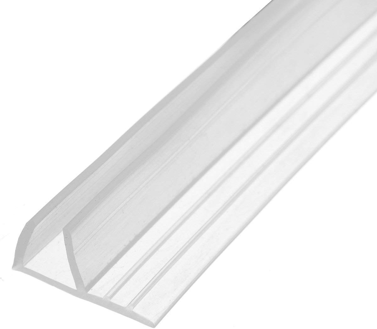 Uszczelka do drzwi prysznicowych w kształcie litery F 200 cm do drzwi prysznicowych o grubości 6 mm