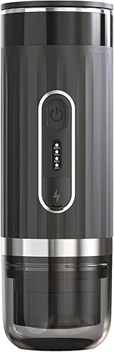 Cafetera inalámbrica Mini cafetera portátil de expreso, compatible con K Cup, para automóvil, vehículo eléctrico, al aire libre y viajes, tanque de
