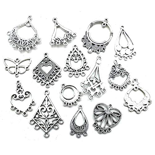 60Pcs(30 Pairs) Mixed Earring Drop Charms Chandelier Earring Charm Wholesale Bulk Lots Jewelry Making For Jewelry Making Necklace Bracelet And Crafting Sm268 #TOP5