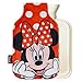 Produktbild Disney Stitch Wärmflasche mit Bezug Wärmflasche Süß für Hände & Füße, Wärmeflasche bei Regelschmerzen, Nacken- und Schulterschmerzen (Minnie_1700 ML)