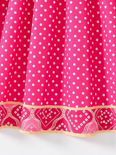 Image of Tasas Girls Floral Anarkali Kurta|Ethnic Wear for Girls|Traditional Girls Ethnic Wear|