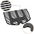 DELSbbq 7646 Cast Iron Grates and 65032 Grill Burner for Weber Q300 Q320 Q3000 Q3200 57060001 586002 Gas Grills, Replacement Parts for Weber 7584, 65032