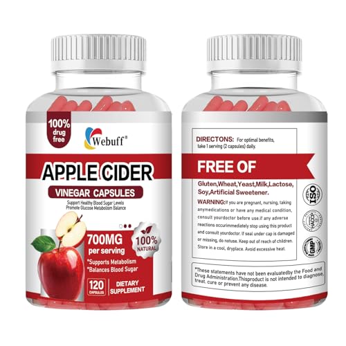 Webuff Organic Apple Cider Vinegar Capsules