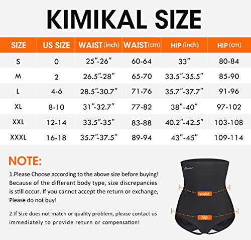 image for Kimikal Shapewear for Women Tummy Control High-Waist Cincher Panties B