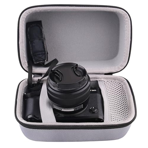 WAIYUCN Hard EVA Carrying Case for FUJIFILM X-T30 III/X-T30 II/X-T30 / X-T5 /X-T50 /X-T20 Mirrorless Digital Camera (gray)