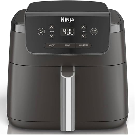 Ninja Air Fryer Pro XL 5QT, Nonstick Basket, 3 in 1 Functionality, 400°F, Air Crisp Technology, Automatic Shutoff, Black (AF140)