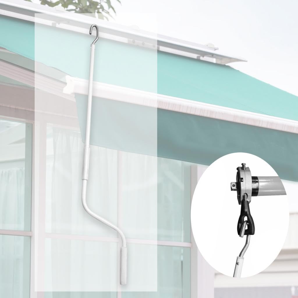 Manivelle de Store 100 cm, Accessoire Toit Ombrage Extérieur, Fonctionnement Manuel
