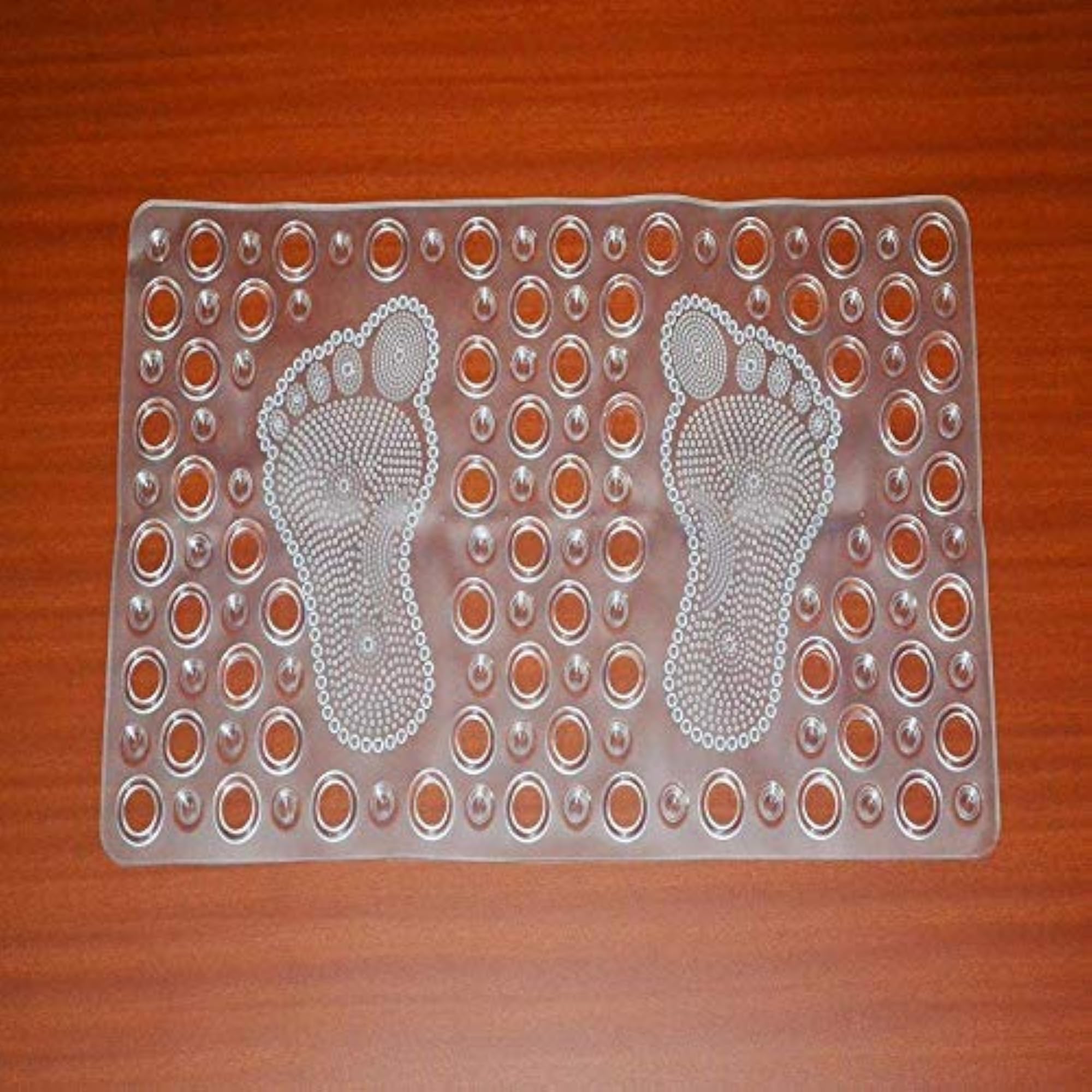 Solid Shower Mat Antiskid Combo of 2