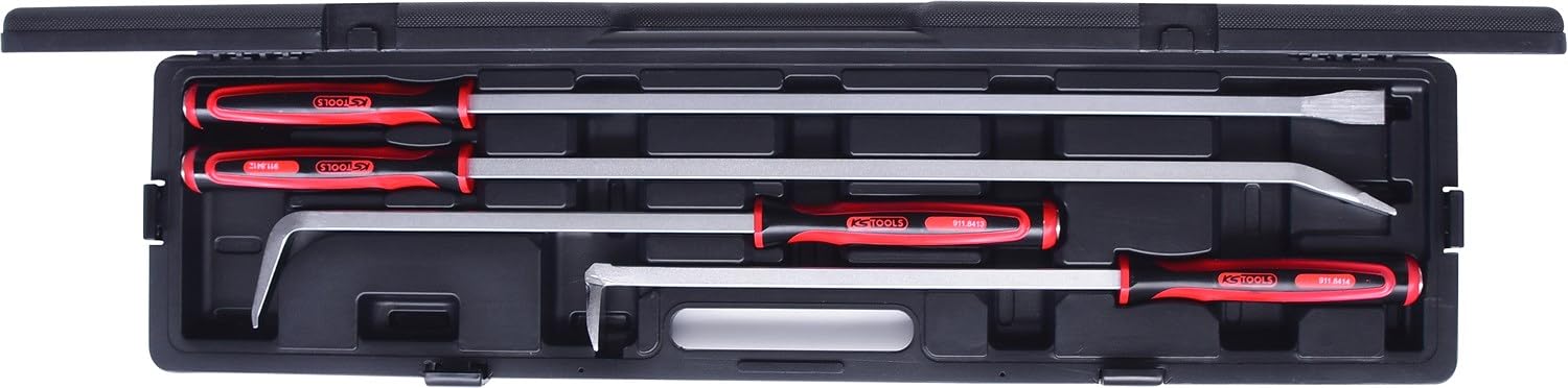 KS Tools 911.8410 Zestaw łomów, 4-szt