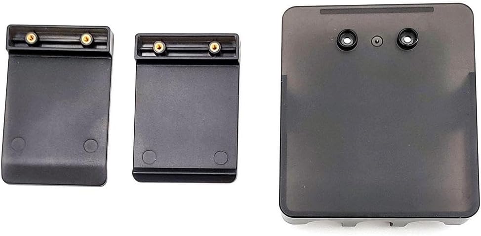 Components of the Gerbing Clip Case kit: the main case, two different sized clips, and a small screwdriver with screws.