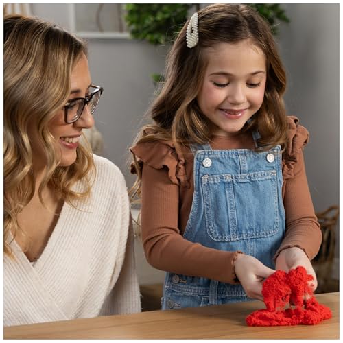 Kinetic Sand Sable Magique - Pack de Sable Magique Rouge 907 G - Créez Différentes Formes Hypnotisantes à l'Infini comme de la Pâte à Modeler - Jouet Enfant 3 Ans Et + - Loisirs Créatifs