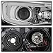 ACANII - For [Halogen Model] 2008-2014 Subaru Impreza WRX Chrome Switchback LED DRL Tube Projector Headlights Headlamps