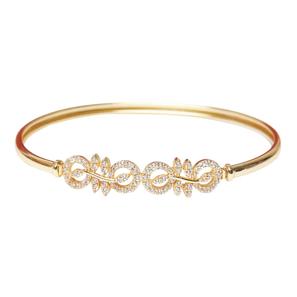 voylla Sparkling Elegance CZ Designer Bracelet|EveryDay|Festive|Wedding|Gift For Women|-picture-10