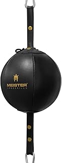 Meister SpeedKills Double-End Leather Speed Bag w/Bungees & 