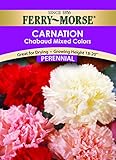 Ferry- Morse Carnation Chabaud Giant Mixed Colors Seeds (Perennial) (ZF2256)