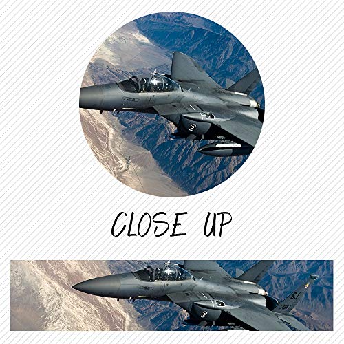 5 Piece Airplane Decor F-15E Airplane Pictures Wall Art Airplane Wall Decor Airplane Canvas Wall Art Aviation Poster Airplane Wall Art Military Wall Decor For Boys Room Decor (50''W X 24''H) #TOP3