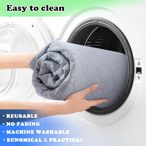 Dog Playpen Bottom Pad Mat for 36" 4-Panel Playpens - Scratch & Chew-Resistant Puppy Pen Floor Mat with Hook & Loop Fasteners, Waterproof & Leakproof, Non-Slip (Gray) (Playpen Not Included) - Image 4