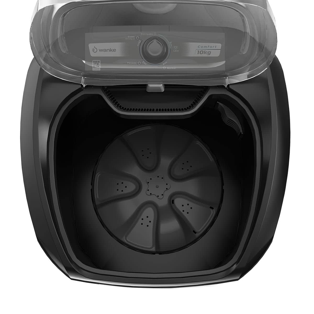 Lavadora de roupa lwbe100t black 10kg 127v 60hz, Wanke | Amazon.com.br