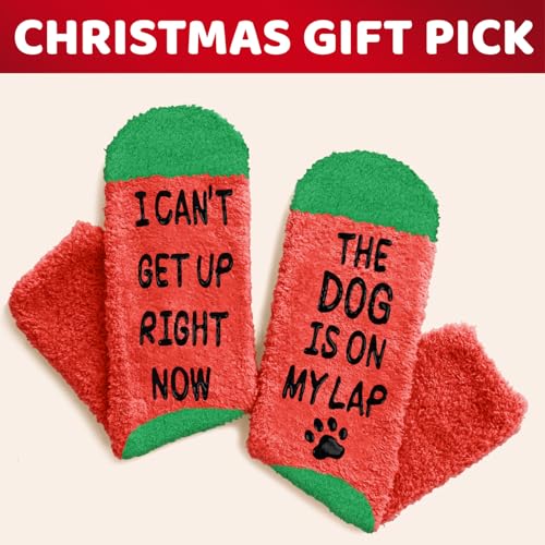 Image of HAPPYPOP Christmas Socks for Men Women - Christmas Gifts Stocking Stuffers for Teens Animals
