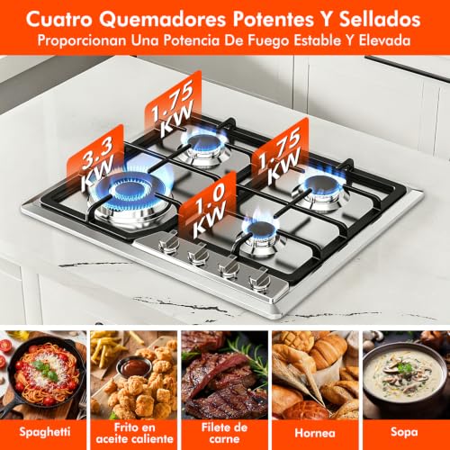 Parrilla de mesa 4 quemadores 9 Imagen adicional