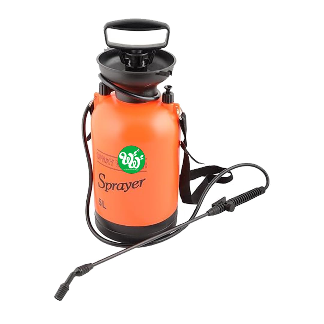 WinWoodsAgri Pressure Sprayer Compressed Air Sprayer/Manual Sprayer Gardening & sanitizer Spraying, Manual Hand Pressure Agriculture Chemical Pesticides Spray Pump, car Cleaning Sprayer (5 Litre) (B0CQ2YR7J8) Amazon Price History, Amazon Price Tracker