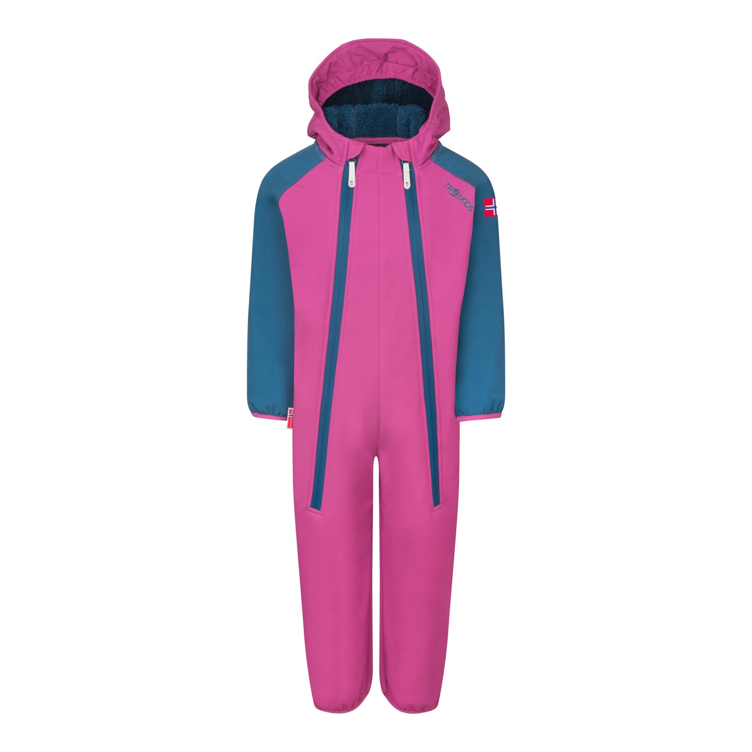 Trollkids Kids Nordkapp Overall 86, bright berry