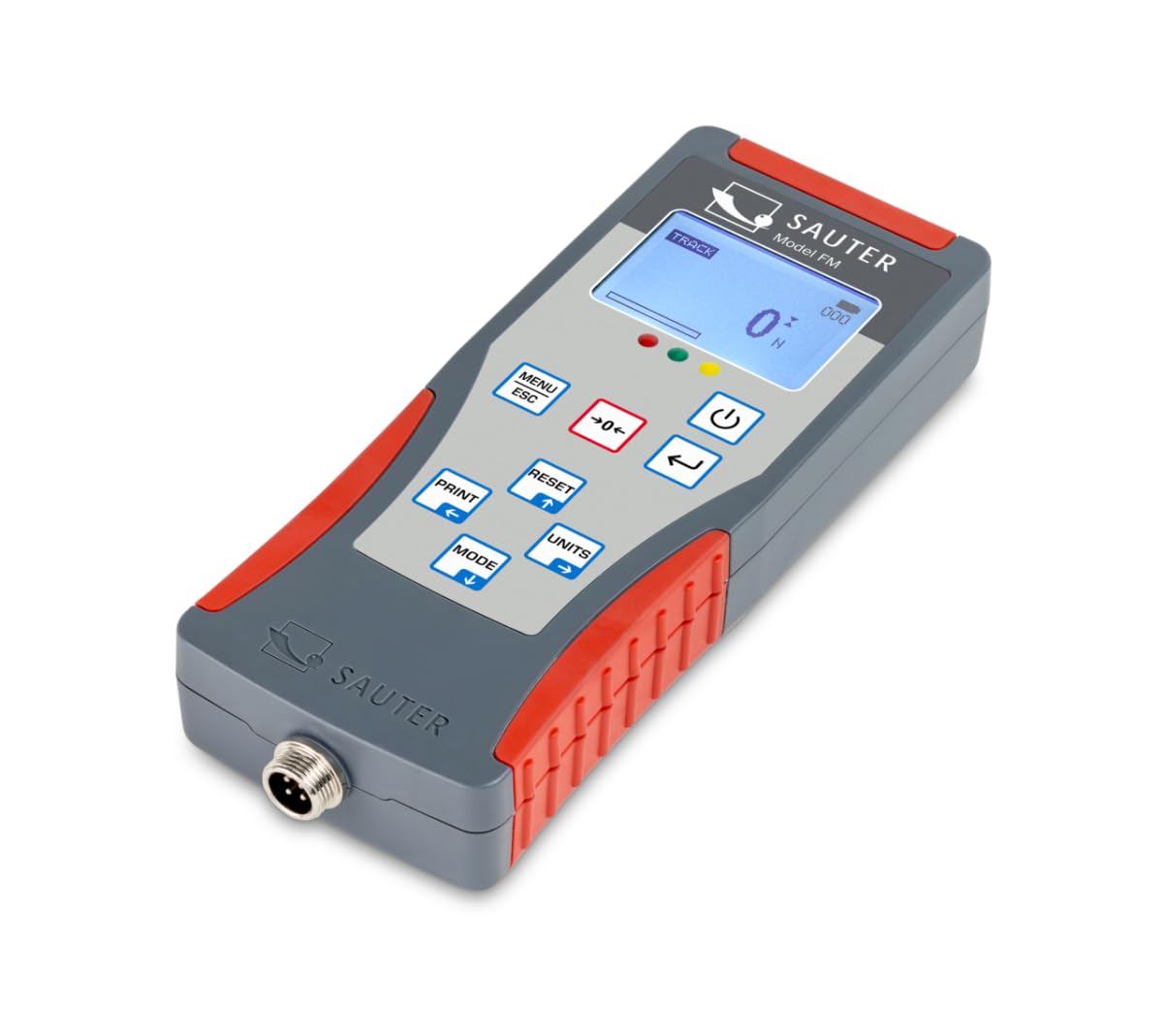 Sauter FM 3K - Medidor de fuerza digital con celda de medición externa, legibilidad [d]: 1 N, rango de medición [Max]: 3 kN