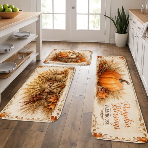 Tapis de cuisine automne confortables pour évier et buanderie rustique - 2