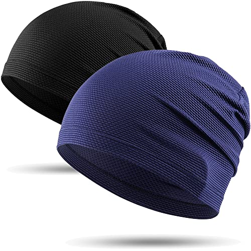 Image of WTACTFUL Cooling Skull Caps for Men Women - Lightweight Breathable 3D Mesh Running Caps for Cycling & Summer