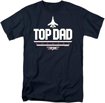Popfunk Classic Officially Licensed Top Gun Top Dad Fathers Day Unisex Adult T Shirt