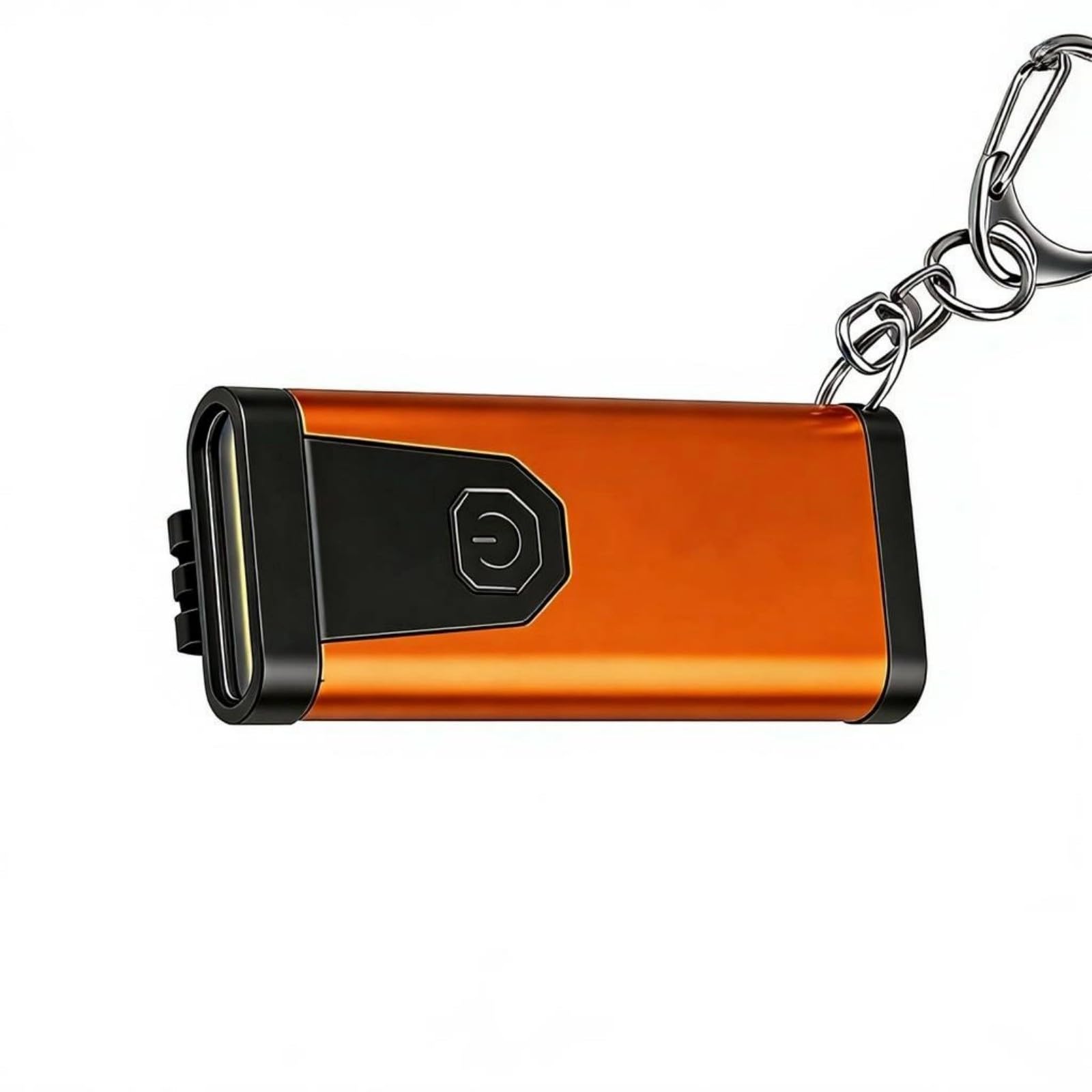 Elnwnnkc USB LED Multifunctional Strong Light Handheld Keychain Flashlight Camping Torch for Outdoor Sports Aluminum Keychain