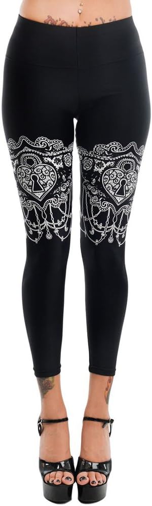 Women's Too Fast Apparel Lacey Locket Lexy Leggings M