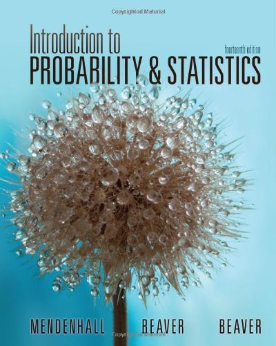 Introduction to probability and statistics 0878720774 Book Cover