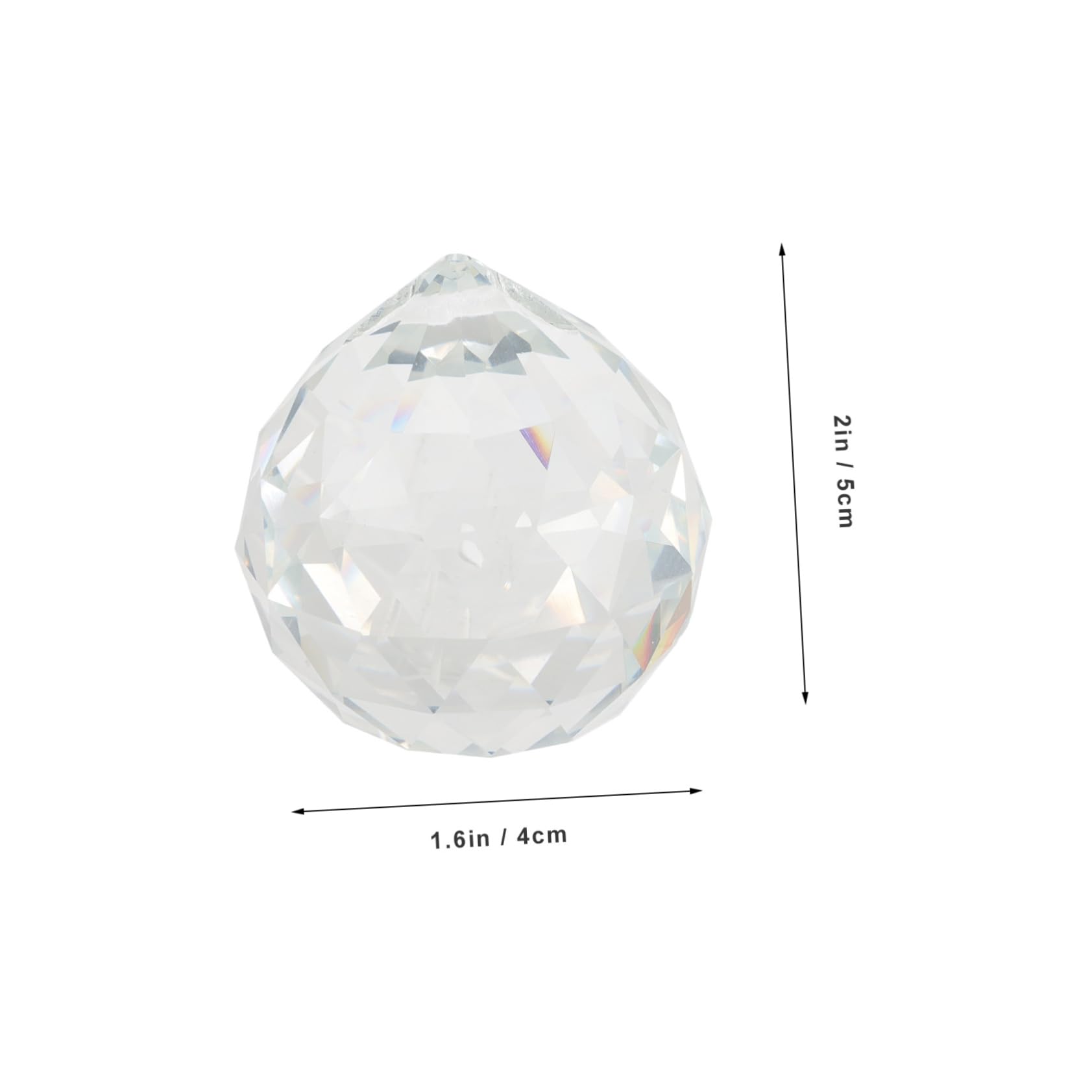CIYODO 4Pcs Crystal Prisms for Sun Catchers Crystal Balls for Window Decor Chandelier Home Decoration for Weddings Parties and Projects