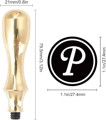 Miniatura 7 de CRASPIRE Sello de hielo con letra S, con cabeza de latón extraíble y mango de metal, sello de marca de hielo de 1.2 pulgadas para cubitos de hielo,