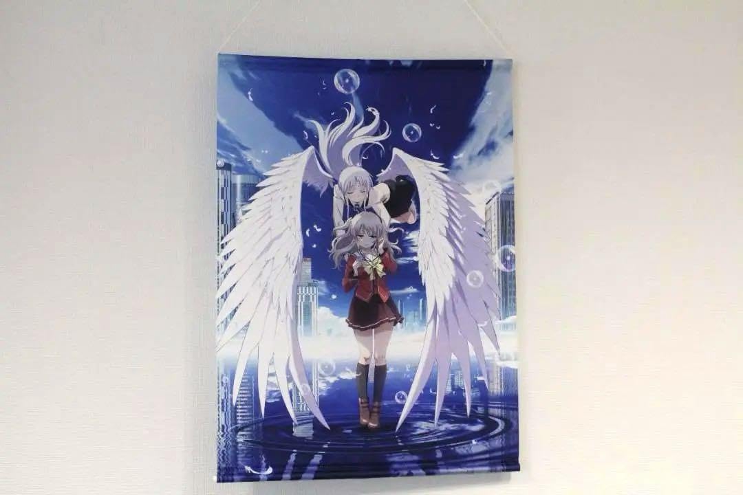 立華かなで＆友利奈緒 タペストリー Angel Beats!×Charlotte タペストリー 立華かなで＆友利奈緒 B2タペストリー 「Angel