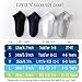 EPEIUS Kids' Low Cut Ankle Socks Cotton Seamless Toe Sport Athletic Socks for Boys Girls 8-11 Years White 6 Pack