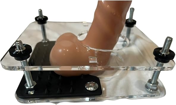 Acyrlic Small Spiked CBT Crusher Set Removable Spiked Plate Completely Adjustable Includes Sizer Plates