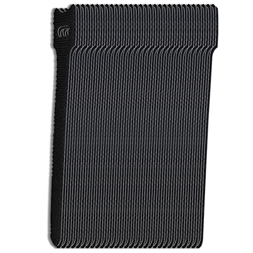 attaches de câble réutilisables IOXQP, gestion des câbles pour la maison, le bureau et les centres de données, noir et blanc (100mm-60 pcs-noir) Cover
