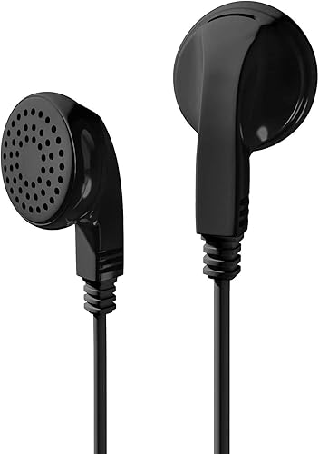 Miniatura 6 de Maeline Auriculares a granel con enchufe de auriculares de 0.138in, paquete de 500 unidades, color negro
