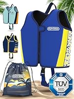 KIDVERSE Schwimmweste Kinder 2-3 Jahre - TÜV geprüfte Schwimmhilfe mit Bauchumfang bis 56cm - Schwimmhilfe Kinder 2-3 Jahre - Kinderschwimmweste zum Schwimmen Lernen - Komfort Schwimmweste Kind