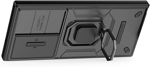 Miniatura 6 de Funda protectora para Samsung Galaxy S23 Ultra con cubierta deslizante para cámara, grado militar, a prueba de golpes, resistente, con función atril