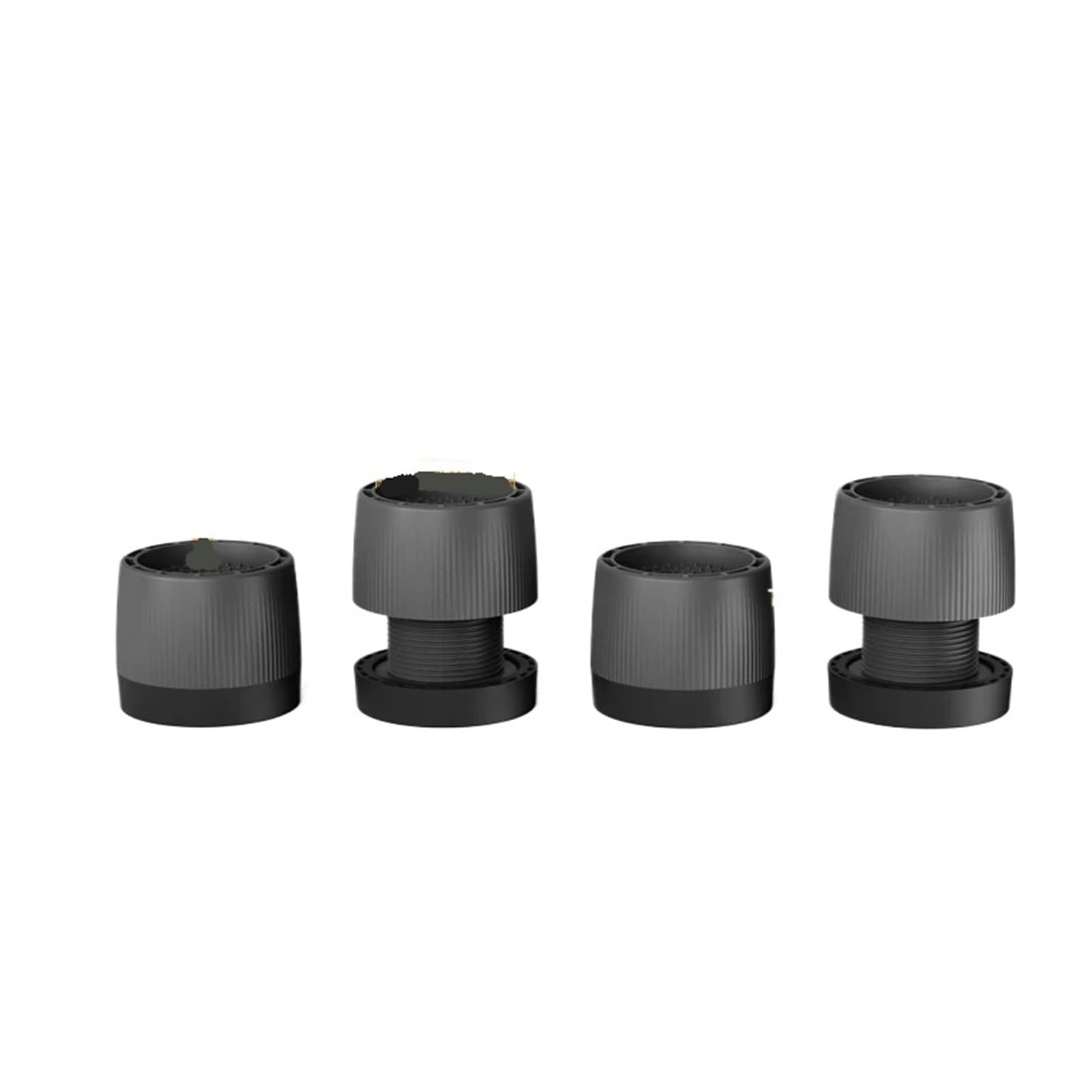 Podkładki antywibracyjne do pralek, Podkładka pod nóżki pralki szara 1 2 4 6 szt(Grey 4pcs)