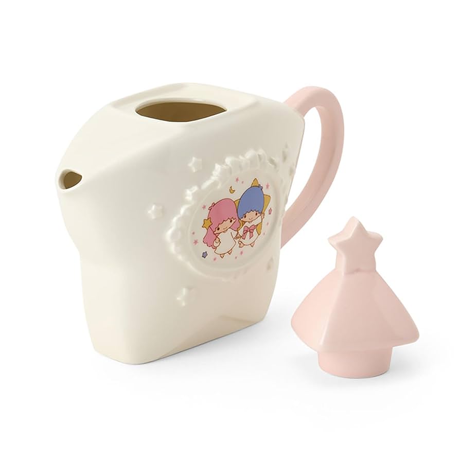サンリオ　リトルツインスターズ　キキララ　ティーポット　箱入り 希少 廃盤 未使用☆キキララ ティーポット 元箱・ポットホルダー