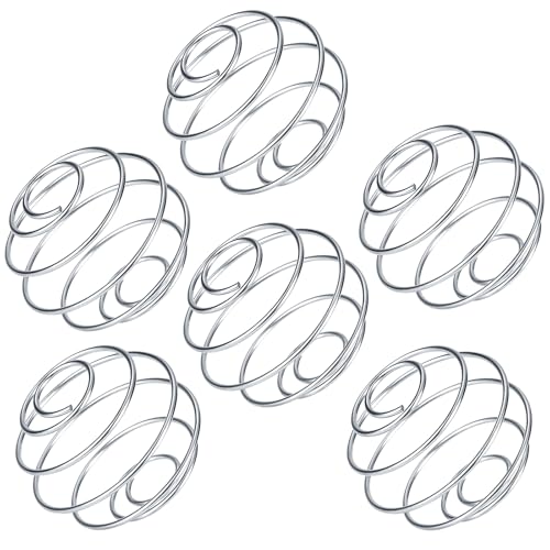 ACWOO Boule De Secousse De Shaker Protéines, 6Pcs 304 Acier Inoxydable Boule De Secousse, Boule De Ressort De Tasse De Shaker Milkshake Protein Shaker Ball Pour Mélanger Les Boissons En Poudre