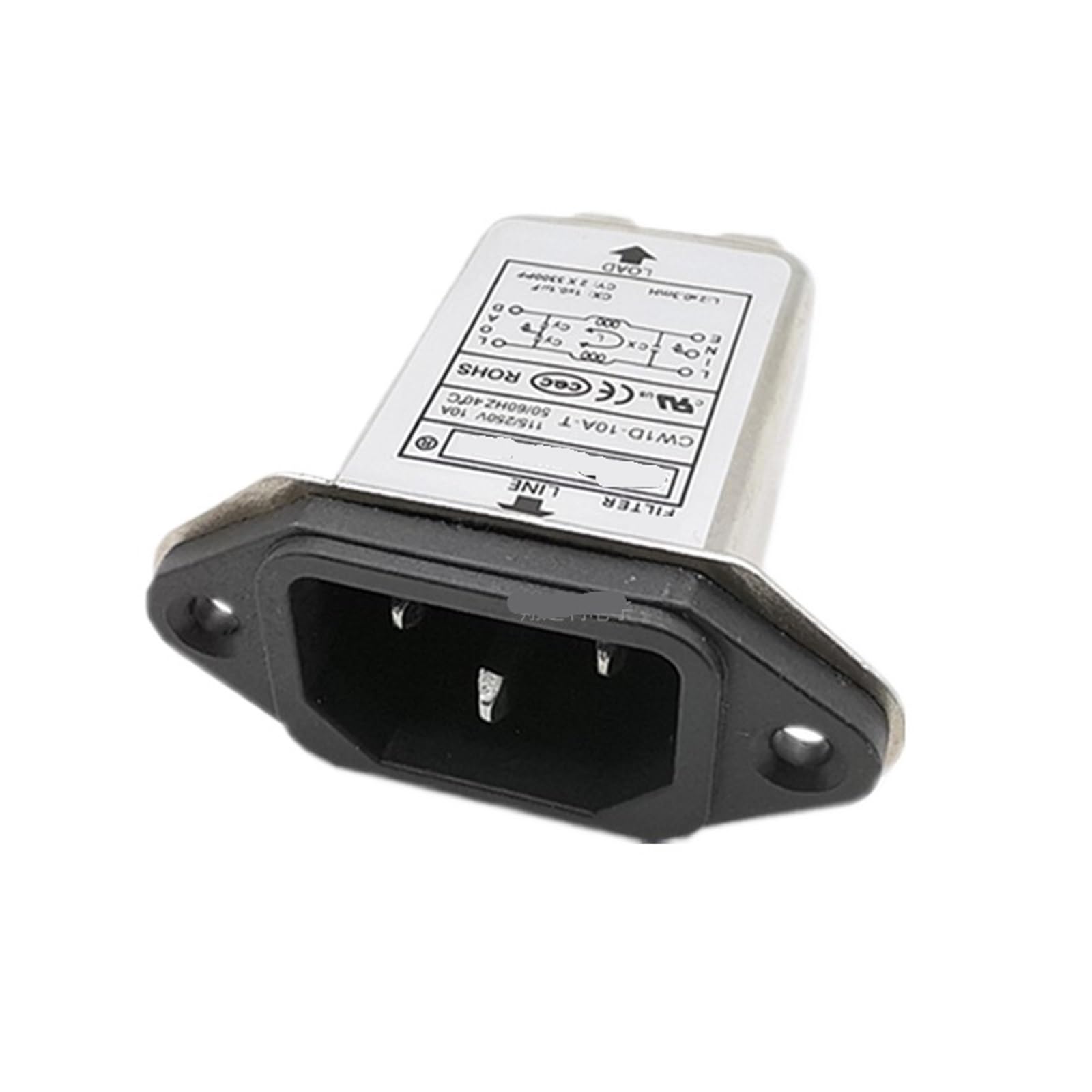 Filtre d'alimentation monophasé 220V CW1D 10A pour appareils électriques