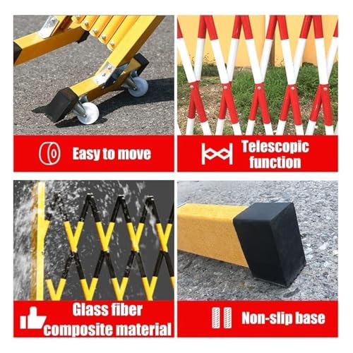 Barrière de circulation rétractable mobile et extensible pour sécuriser une école