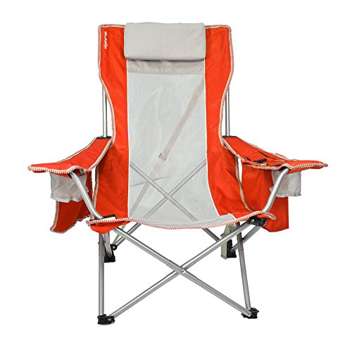 Kijaro Sling Beach Coast Chair, Fiji Sunset Orange #TOP1