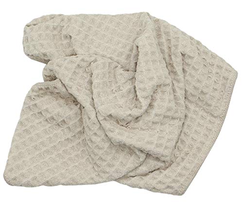 Waffle Weave Kitchen Towels Dish Towels, 3 Pack, 16x24 Inch, Khaki - Image 6