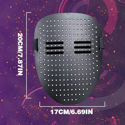 COOLGUARDER Led Mask with Gesture Sensing, Light up Mask toy for gift | 25 Dynamic & 25 Static Patterns, Halloween Costume Set, Fit Kids & Teens, Halloween, Christmas, Birthday Gifts - image 2